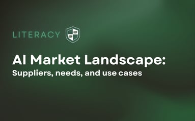 AI Literacy - AI Market Landscape: Suppliers, needs, and use cases